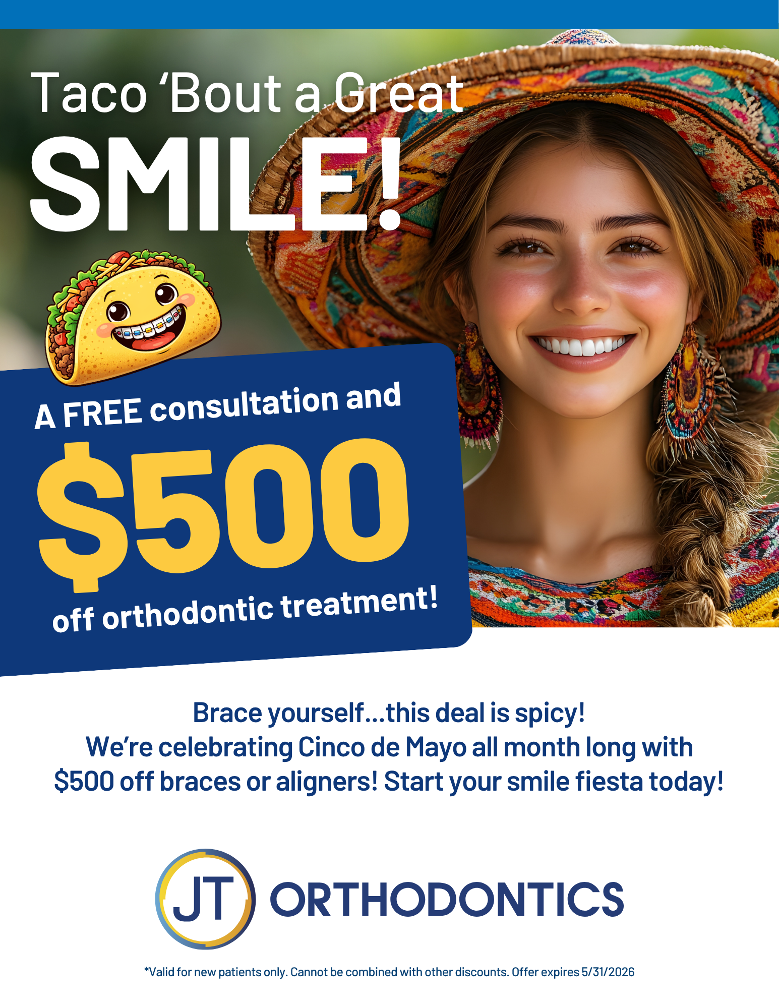 JT Ortho May Promo